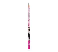 Maped – Crayons à papier Barbie – 6 HB – Forme triangulaire ergonomique – Rose