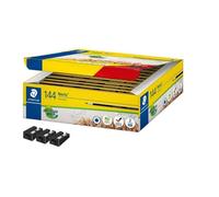 Staedtler Crayons à papier Noris 120 C144P1 – Lot 144 HB incassables + 3 taille-crayons