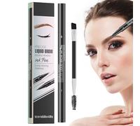 Crayons à sourcils pour femme - Cosmétique précis à double extrémité - avec 2 stylos de maquillage à pointe fourche, pour fille, maquillage longue durée, beauté, coiffage, mise en forme, lifting