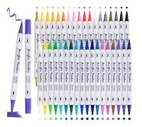 Crayons acryliques 36 couleurs Crayons acryliques résistants à l'eau Marqueurs de Peinture Acrylique pour Verre Bois Toile Céramique Noël Bricolage Pâques DIY Artisanat (36)