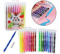 Crayons aquarelle dans un organiseur, en couleur, set de 18 pièces