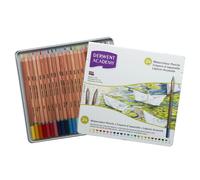 Crayons aquarelle - DERWENT - Academy - 24 pièces - Boîte métal - Mixte adulte
