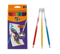 Crayons Bic 12 Couleurs Kids Evolution Illusion