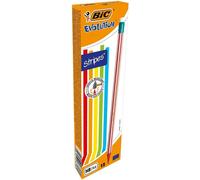 Crayons BIC Evolution Stripes Gomme HB Crayons mi-durs Sans bois Créativité