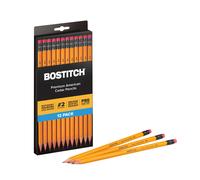 Crayons Bostitch Office Premium n 2 en bois de c dre am ricain pr -taill s HB graphite, paquet de 12