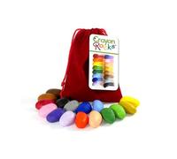 Crayons - Cailloux Crayons - 16 Couleurs - Ergonomiques - Écologiques - Non Toxiques