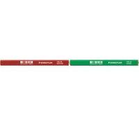 Staedtler Crayon de charpentier 148 40 10 – moyen ovale – marron rouge