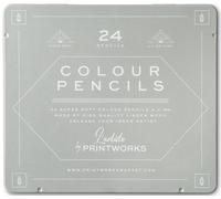 Crayons classiques Printworks 24 couleurs