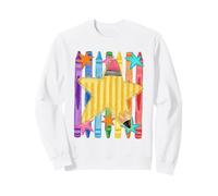 Crayons colorés Crayon étoiles pour la rentrée Scolaire Sweatshirt