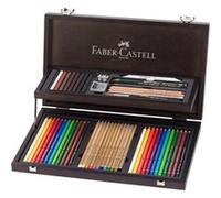 Crayons couleurs - Beaux-Arts - Faber-Castell - Coffret bois