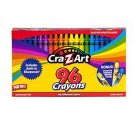 Crayons Cra-Z-Art 96 ct dans une bote rabattable avec taille-crayon