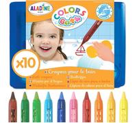 AladinE – Crayons pour le bain – Boîte de 10