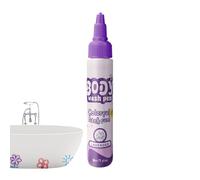 Crayons de bain lavables, marqueurs de dessin de douche éducatifs de 30 ml pour l'art du carrelage des , jouet de bain créatif pour garçons et filles, outil d'écriture amusant pour salle de bai