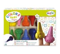 Crayons de cire - Animaux - 12 pcs - Multicolore - Pour enfants dès 24 mois - Mixte