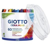 Giotto – Crayons de cire Cera Maxi – Pot de 60