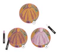 Crayons de cire Inspired by Edgar Degas