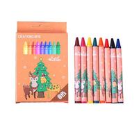 Crayons de coloriage de Noël, kit créatif de crayons pour | Paquet de croquis d'œuvres d'art multicolores brillantes pour avec artisanat pour les voyages d'anniversaire d'âge