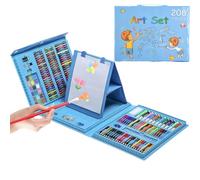 Crayons De Coloriage | Kit De Croquis Pour Ensemble De Dessin | Outils De Peinture Portables De 208 Pièces | Ensemble De Dessin Pour - Pour Voyage, Maison, Voiture, Studio, Dehors, Collège