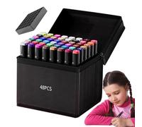 Crayons de coloriage pour adultes, crayons à dessin et marqueurs de peinture - Crayons à dessin imperméables avec aquarelle et encre à base d'huile pour journal, création d'affiches, travaux