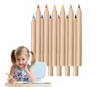Crayons de couleur, 12 crayons de couleur pour les étudiants, la papeterie à la maison, l'école, les loisirs créatifs, stylos polyvalents pour les d'âge préscolaire, les débutants, les élèves