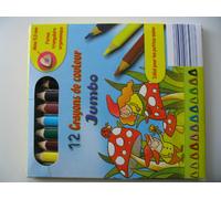 Crayons De Couleur - 12 Teintes Basiques - Mine Épaisse - Boite Métal - Bruynzeel