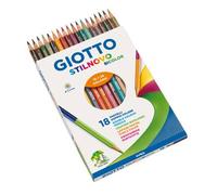 Crayons de couleur 18ST Bicolor LYRA GIOTTO F257200 Stilnovo
