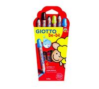 Giotto Bèbè crayons de couleur 6 pièces avec taille-crayon