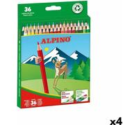 Crayons de couleur Alpino Coloré 36 pièces (4 pièces)