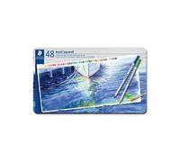 Crayons de couleur aquarellables beaux-arts Multicolore