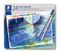 Crayon De Couleur Aquarellable Karat Assorti - Boite De 24
