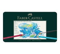 Faber-Castell 1175120 Crayons Aquarellables Albrecht Dürer, Set de 120 Crayons à Mine Épaisse de 3,8 mm, Crayons Aquarelle aux Pigments Solubles qui se Transforment en quelques coups de Pinceau
