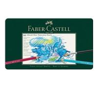 Faber-Castell - Crayons aquarellables Albrecht Dürer - Set de 60, mine 3,8 mm, pigments solubles