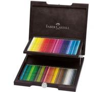 Faber-Castell Crayons aquarellables Albrecht Dürer 72 crayons – Coffret en bois marron