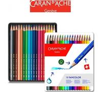 Crayons de couleur Caran d'Ache Fancolor 18 pièces assorties