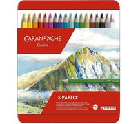 Boîte métal de 18 crayons de couleurs Pablo -