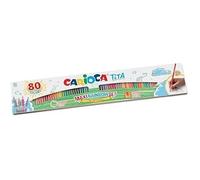 Crayons De Couleur Carioca Titata - Lot De 80 - Arc-En-Ciel - Pointe Fine