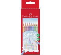 Faber-Castell – Crayons de couleur pastel 111211 – Lot de 10