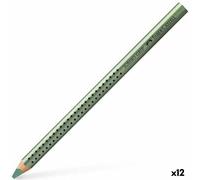 Crayons de couleur Faber-Castell vert métal (12 pièces)