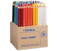 Crayons de couleur Lyra Super Ferby 1, mine: 6,25 mm, 96assortis G