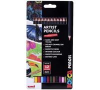 POSCA Set de 12 crayons de couleur POSCA PENCIL Couleurs assorties