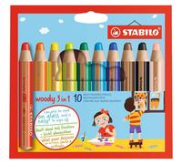 Crayons De Couleur Stabilo Woody 3 En 1