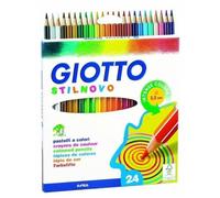 Giotto Assorted Stilnovo Pack Hexagonal Color Pencil 24 Units
