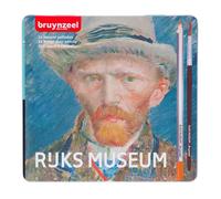 Crayons de couleur - TALENS - Vincent van Gogh - 24 couleurs assorties - Étui métallique - Mixte