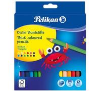 Crayons de couleur triangulaires Jumbo, étui en