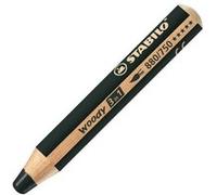 Crayons de couleur woody 3 en 1 rond noir 880/750 Noir G