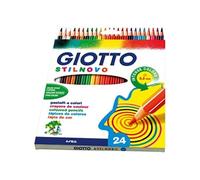 Giotto Assorted Stilnovo Pack Hexagonal Color Pencil 24 Units