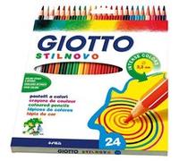 Giotto Assorted Stilnovo Pack Hexagonal Color Pencil 24 Units