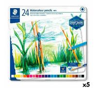 crayons de couleurs pour aquarelle Staedtler Design Journey Multicouleur [5 U