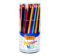 Crayons De Couleurs - Sans Bois - 84 Couleurs Vives - Mine Résistante - Jovi