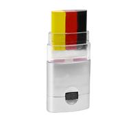 Crayons de maquillage pour fans avec motif drapeau national, couleur corporelle lavable, design push-up, résistant à la transpiration, pour le sport et les festivals (Allemagne)